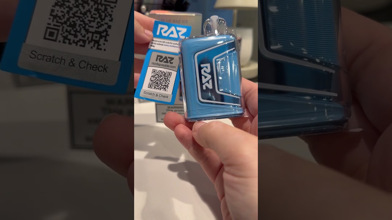 Unboxing Raz TN9000 &mdash;-Blue Raz Ice💨#unboxing #raz #vape #vapor #cloudchaser #florida #wholesale