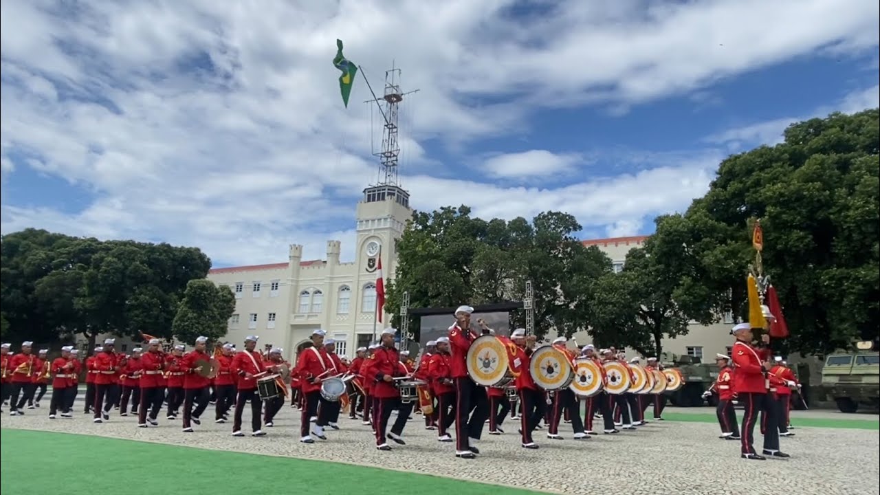 Apresentação da Banda Marcial do Corpo de Fuzileiros Navais