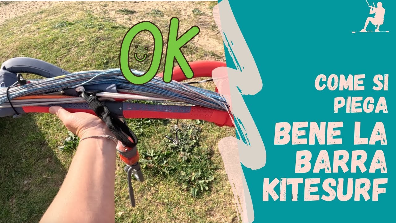 Come si piega una barra KITESURF correttamente!