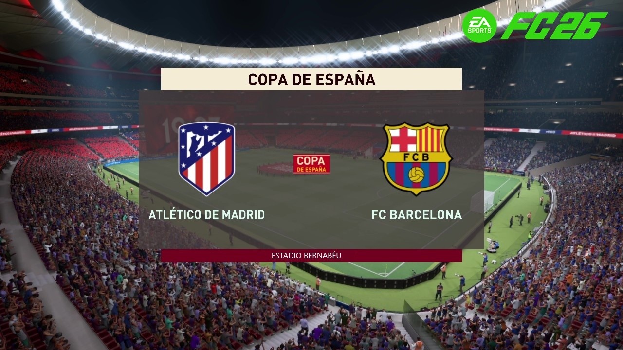 FIFA 26 - Atletico Madrid vs. Barcelona - Copa Del Rey 25/26 Semi Final Full Match | PC™ [HD]