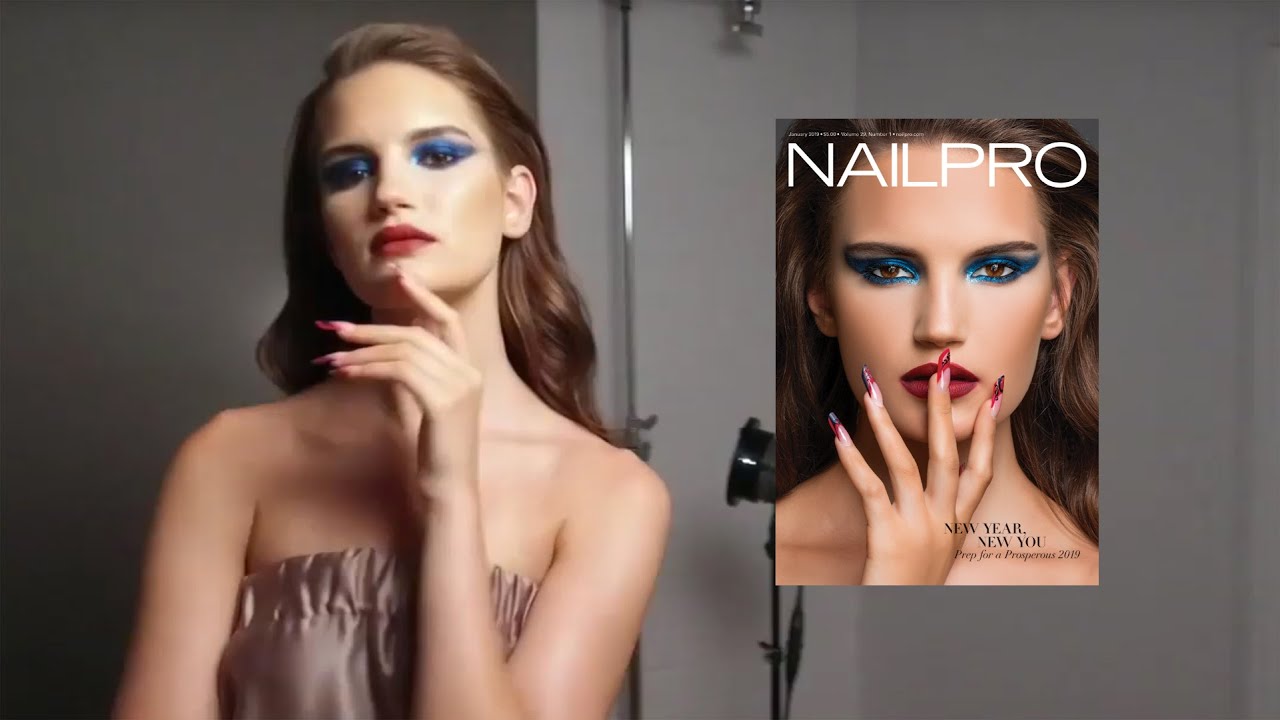 NAILPRO's Creating the January 2019 Cover