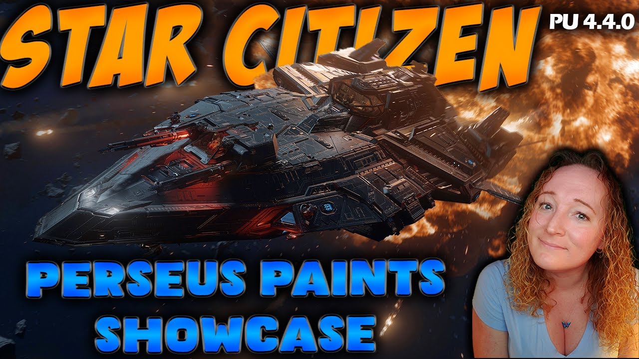 RSI Perseus NEW Ship Paint Showcase - All 8 Liveries (Star Citizen 4.4 | IAE 2955)