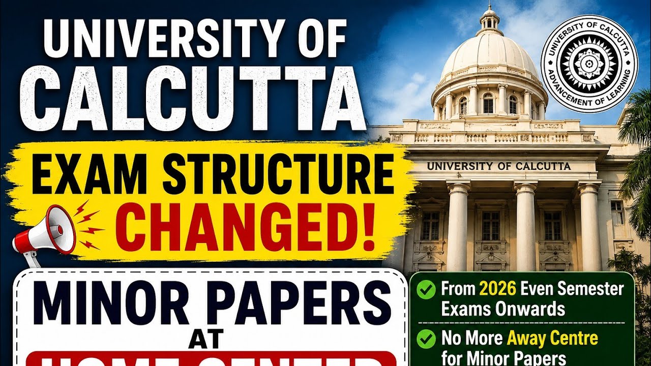 ||CU Exam Structure Changed ||No Minor Exams at away Center||