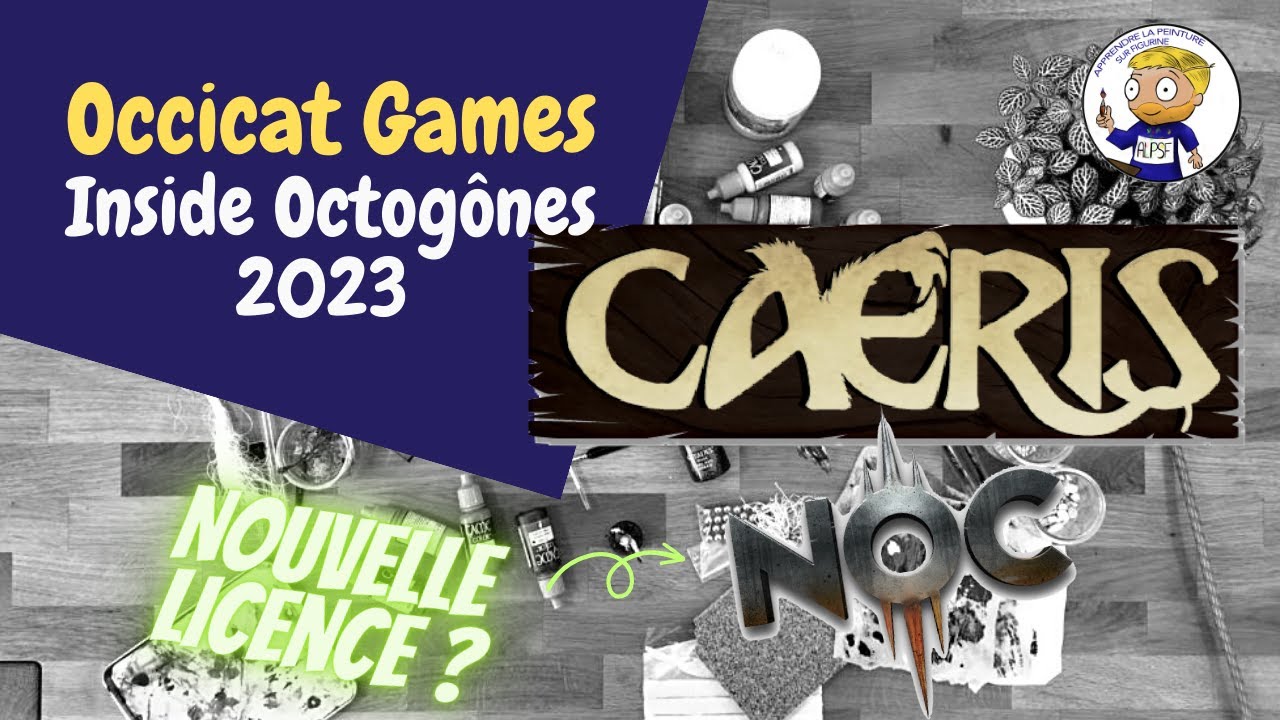 Inside Octopainting - Stand Occicat Games (Caeris) - Apprendre la peinture sur figurine