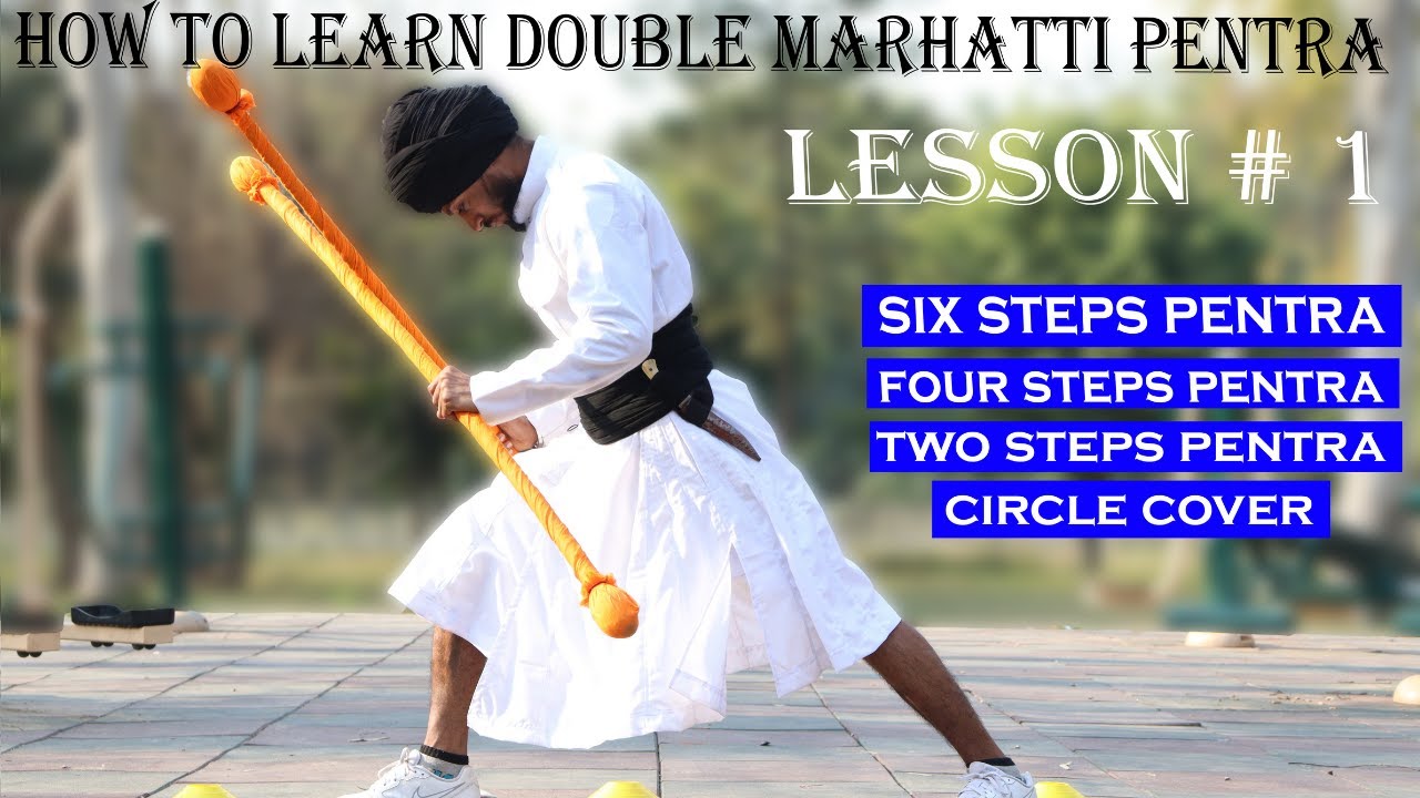 How to learn | ਡਬਲ ਮਰਹੱਟੀ #1 ਗੱਤਕਾ ਸਿਖੋ lesson # 4 | with Manjeet Singh tiger style