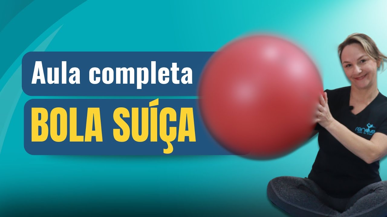 ✅PILATES EM CASA COM BOLA SUIÇA