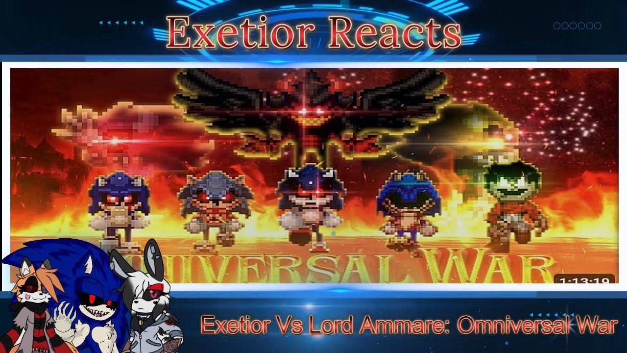 Exetior Reacts | Exetior vs Lord Ammare || Omniversal War (Full Movie) | Ft. Taiya & Blythe