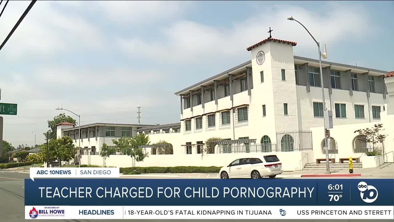 San Diego-area teacher facing federal child porn charge