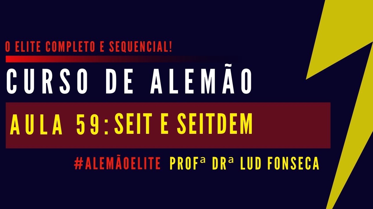 DIFERENÇA ENTRE SEIT E SEITDEM [Curso Elite] [Aula #59]