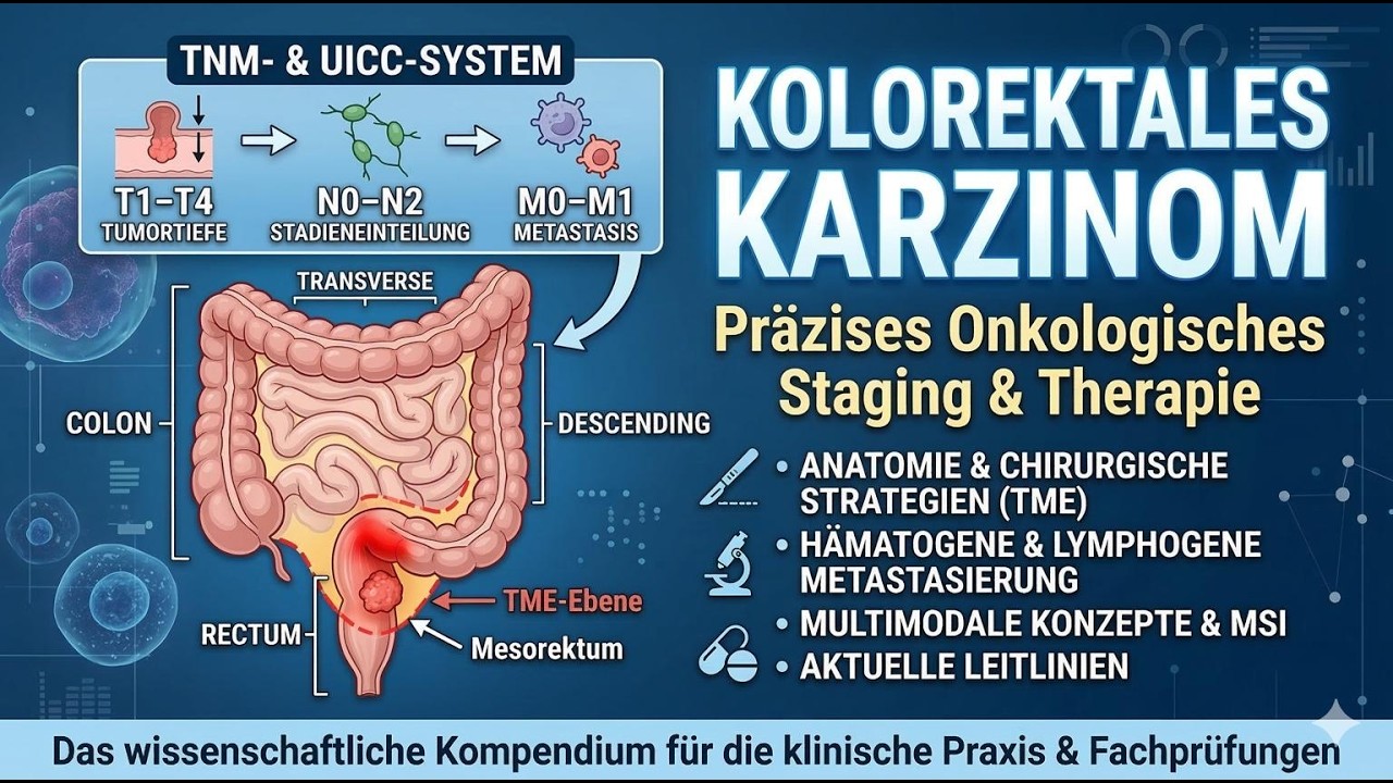 Kolorektalen Karzinom: TNM-Staging, Metastasierungswege und operative Prinzipien