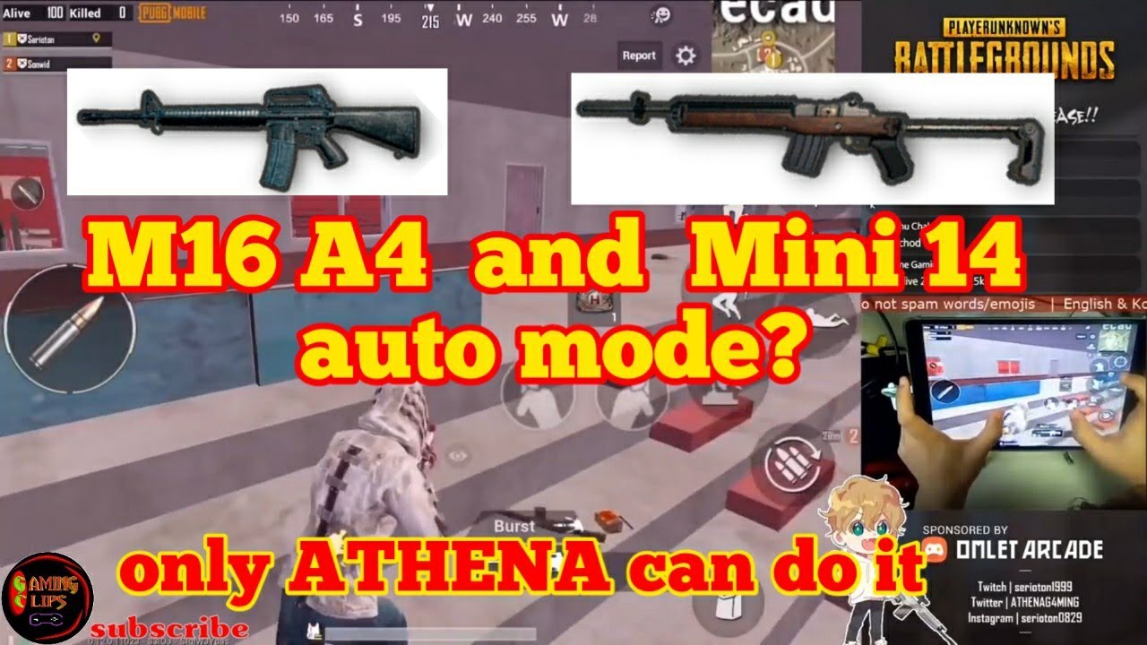 ATHENA, best M16A4 and MINI 14 montage | AUTO MODE for him
