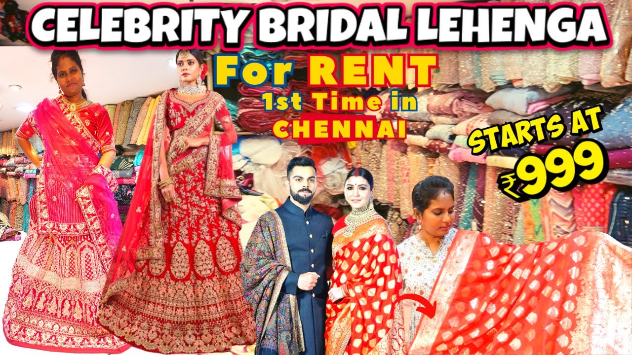 Lowest Price  Bridal  Lehengas for Rent | starts from ₹999 #bridal #lehenga