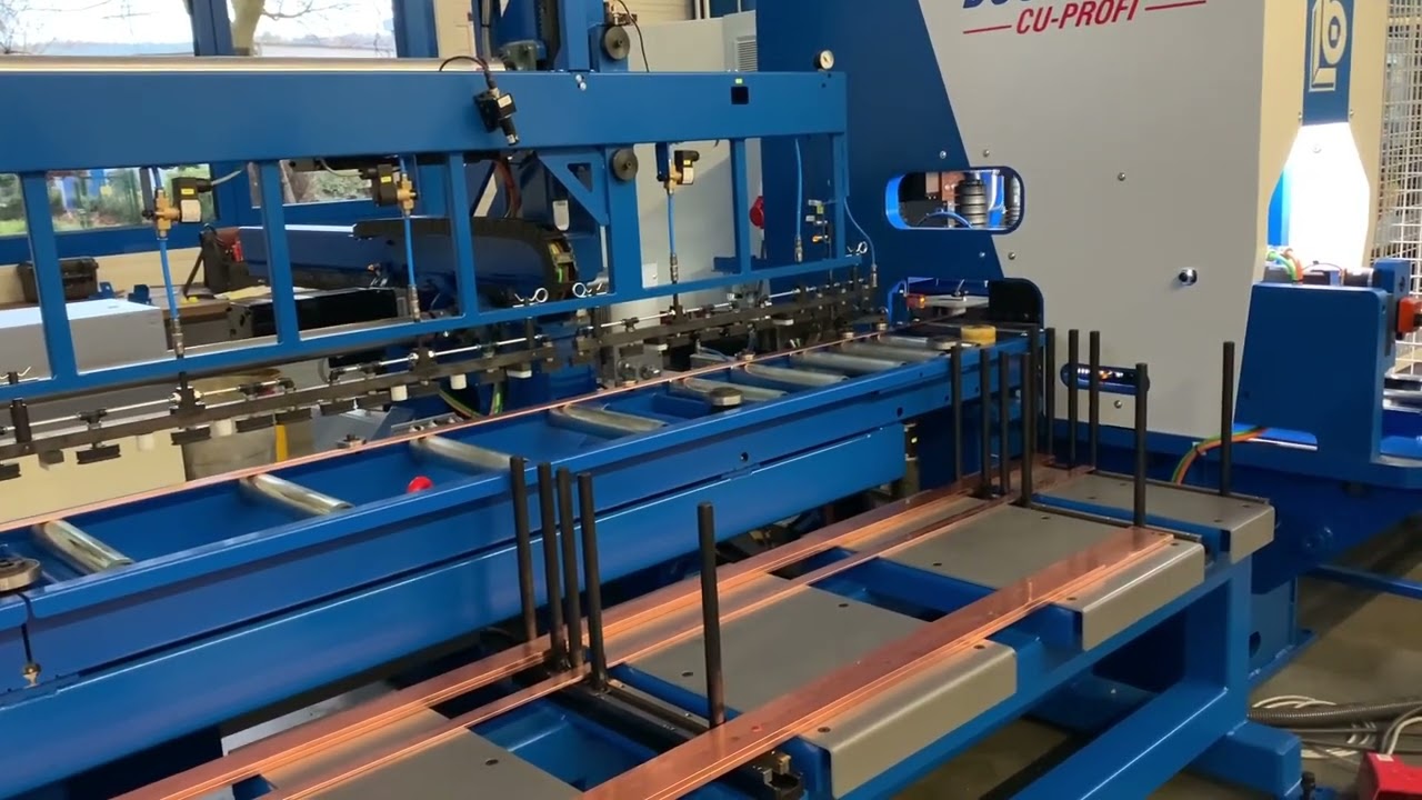 Boschert CU Profi  Copper Bar Machine with automatic loader and programmable material clamps