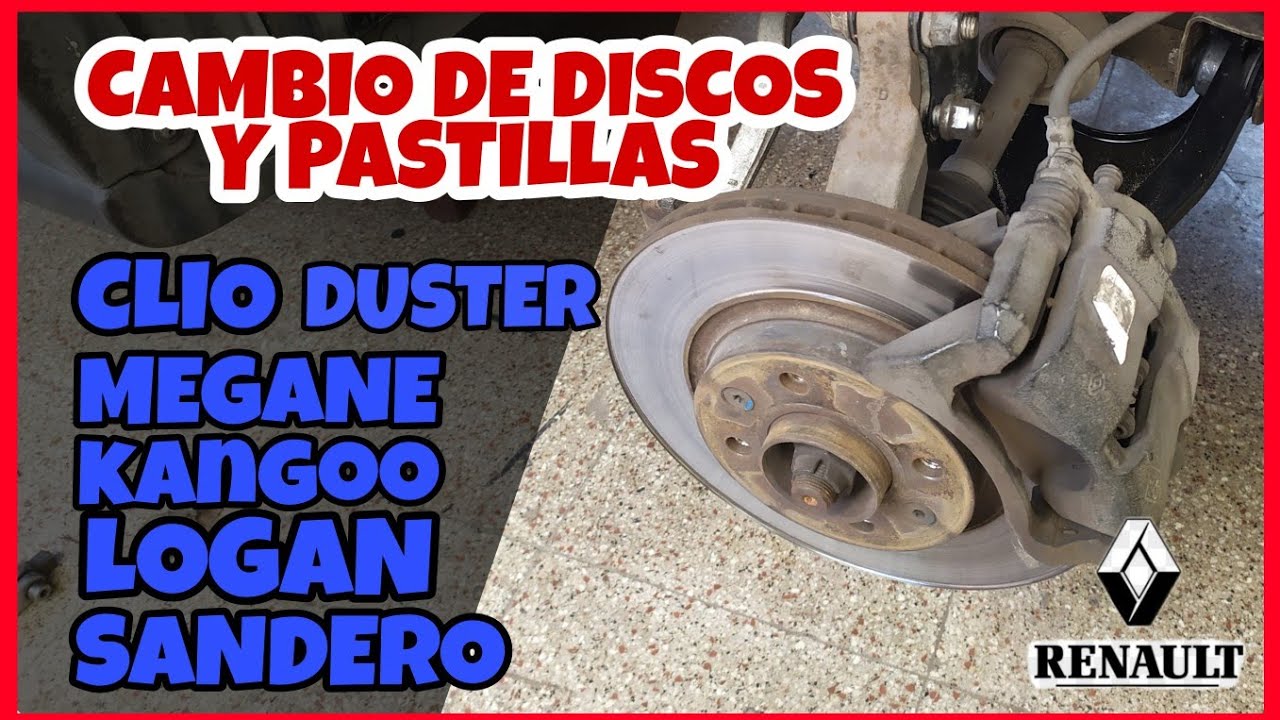 🔧Cambio DISCOS Y PASTILLAS🔧 Tren delantero RENAULT Sandero,Clio,Logan,Megane,Duster,Kangoo,Simbol