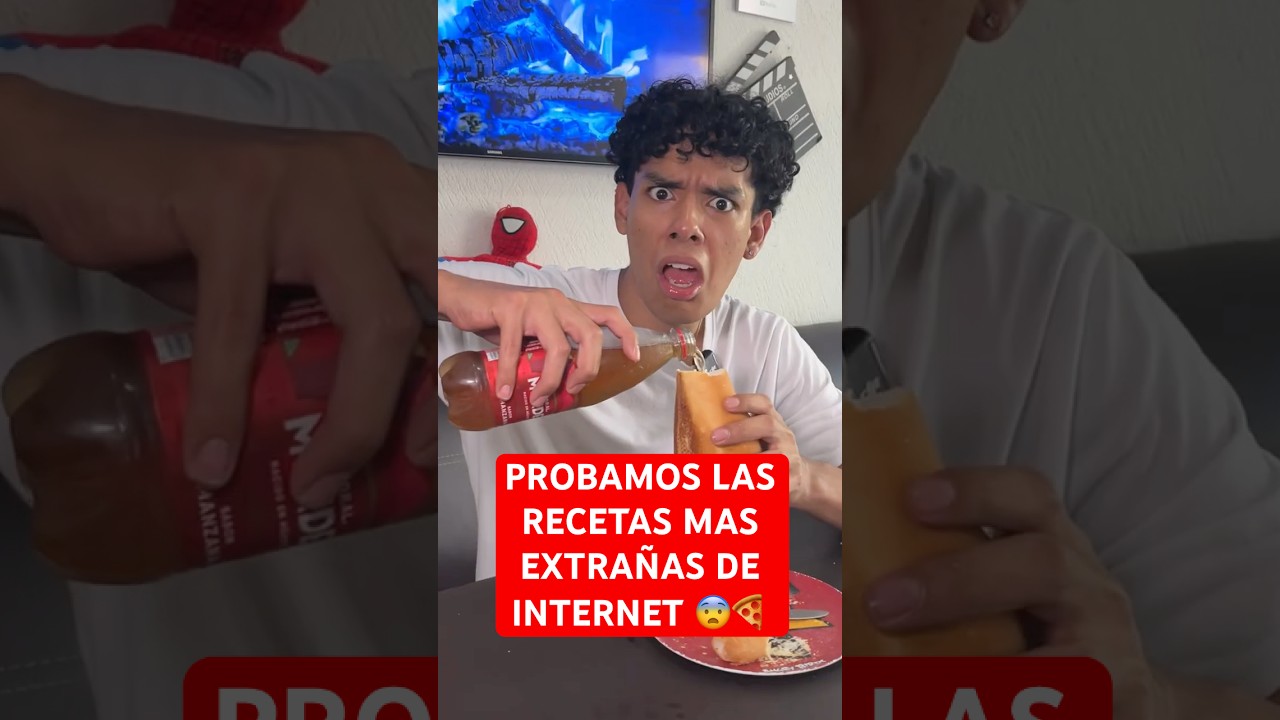 PROBAMOS LAS RECETAS MAS EXTRA&Ntilde;AS DE INTERNET 😨🍕 #humor #comedia #lospqliares #shorts