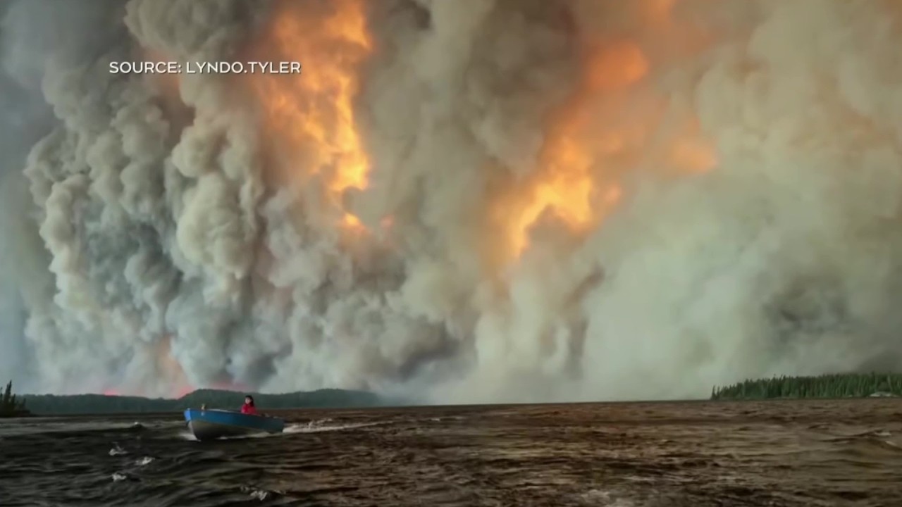 EMERGENCY EVACUATIONS: Canadian Wildfires raging and people trapped in Ontario 