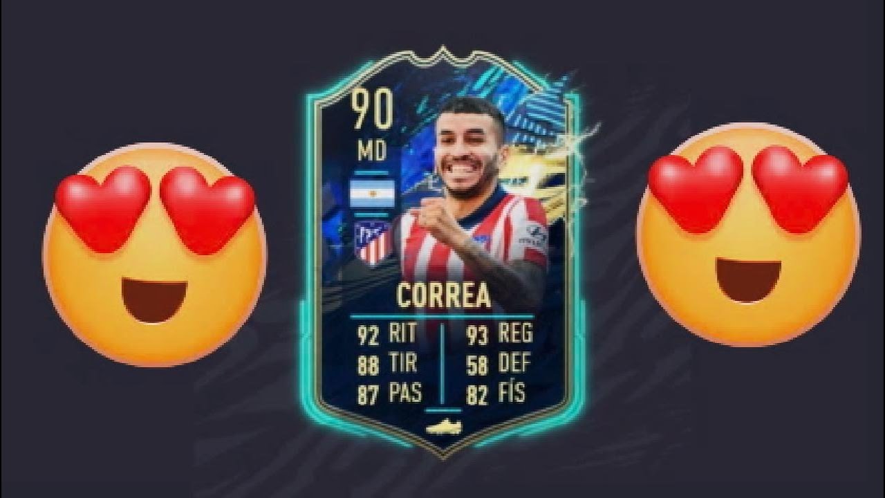 NEW 90 TEAM OF THE SEASON OBJECTIVE CORREA REVIEW - FIFA 21