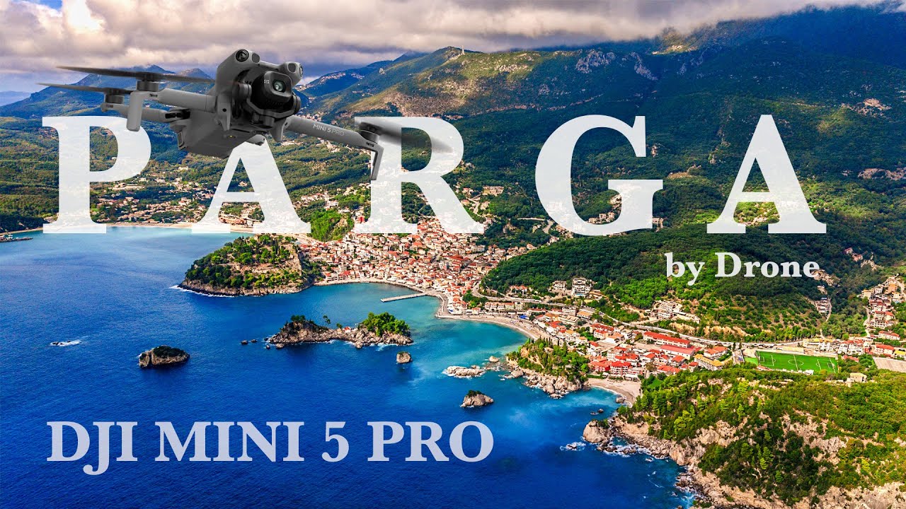 Кофе и дроны в Парге, Греция &mdash; кинематографический эффект с DJI Mini 5 Pro