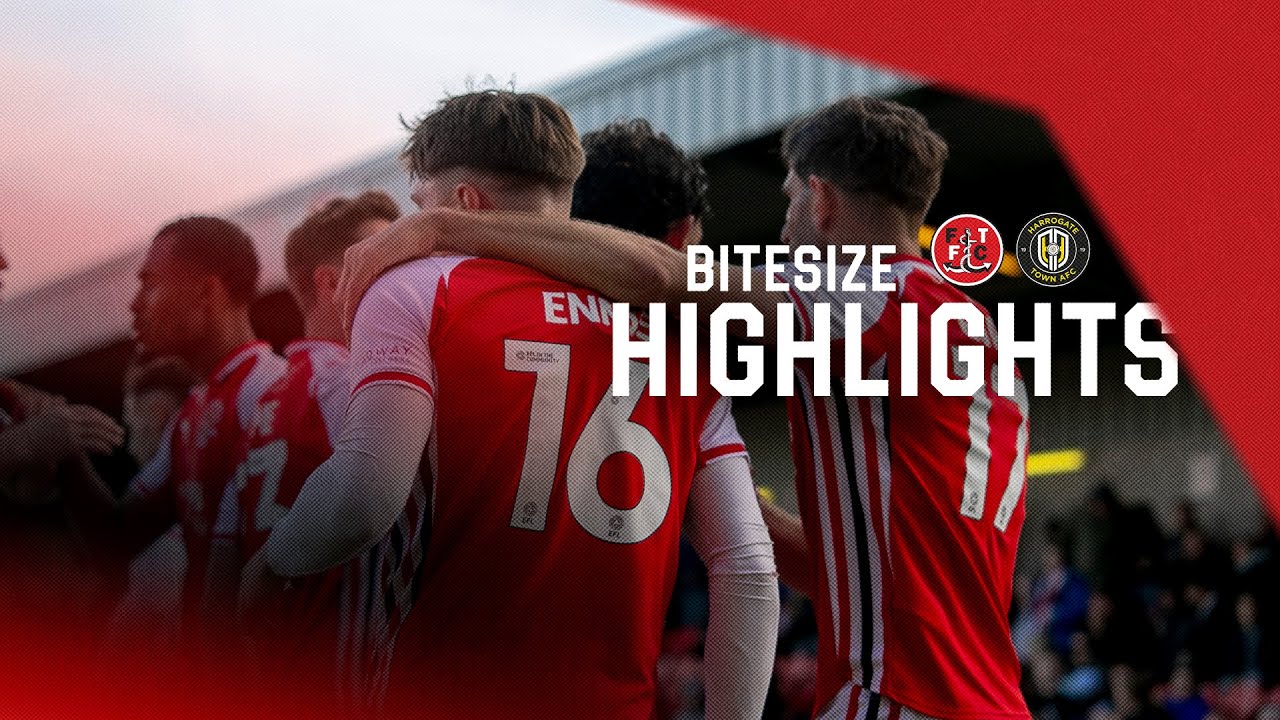 Match Highlights: Town 3-2 Harrogate Town