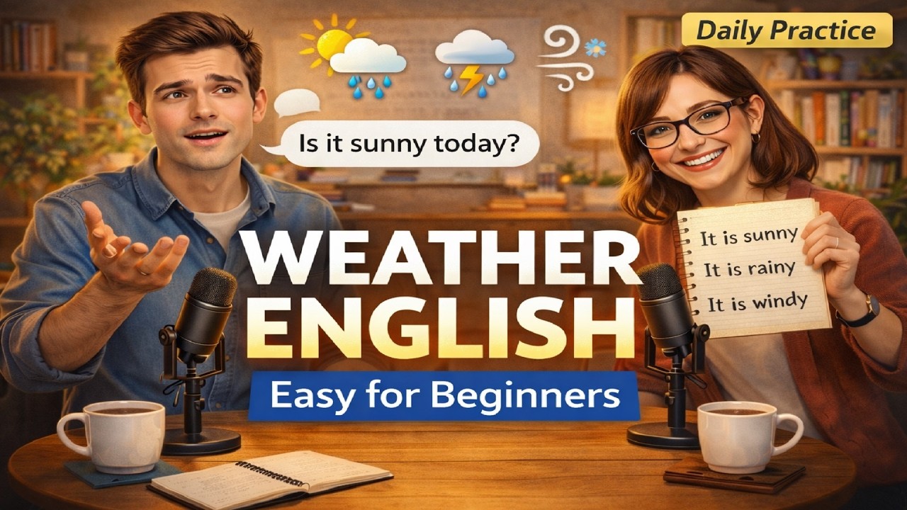 English Conversation Practice for Beginners | Follow and Speak - Weather