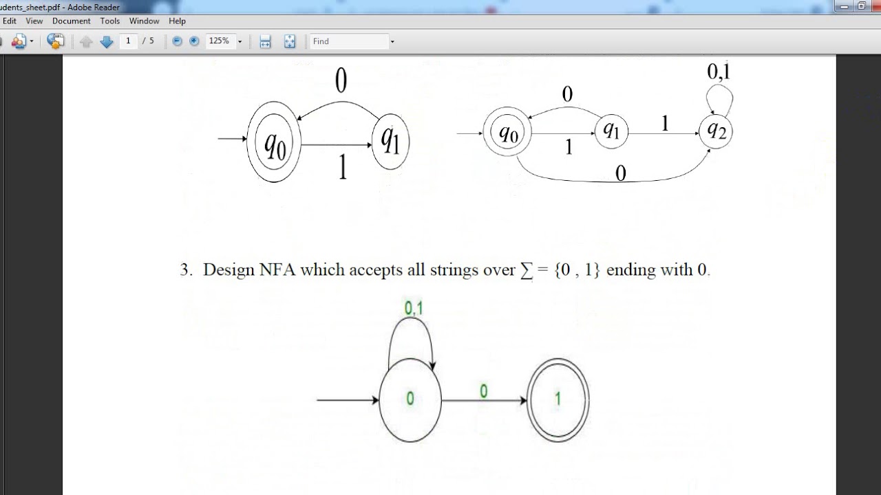 شرح ال Regular Expression & Finite Autometa & Context free grammer فى مادة ال theory