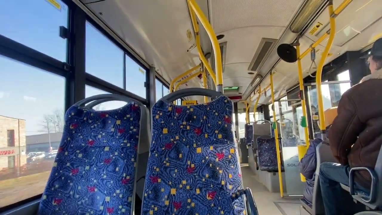 Przejazd Solarisem Urbino 12 III EEV #1168 MPK Łódź