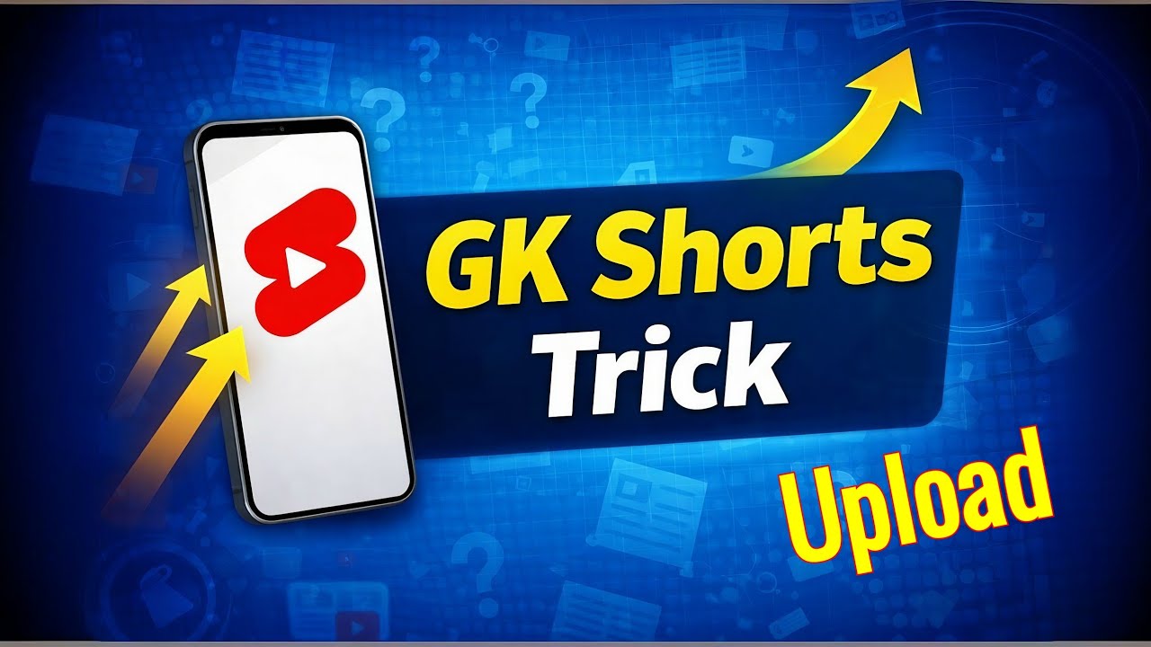 Right Way To Upload YouTube Shorts Like a Pro in 2026 | Viral Trick || #gkvideo 