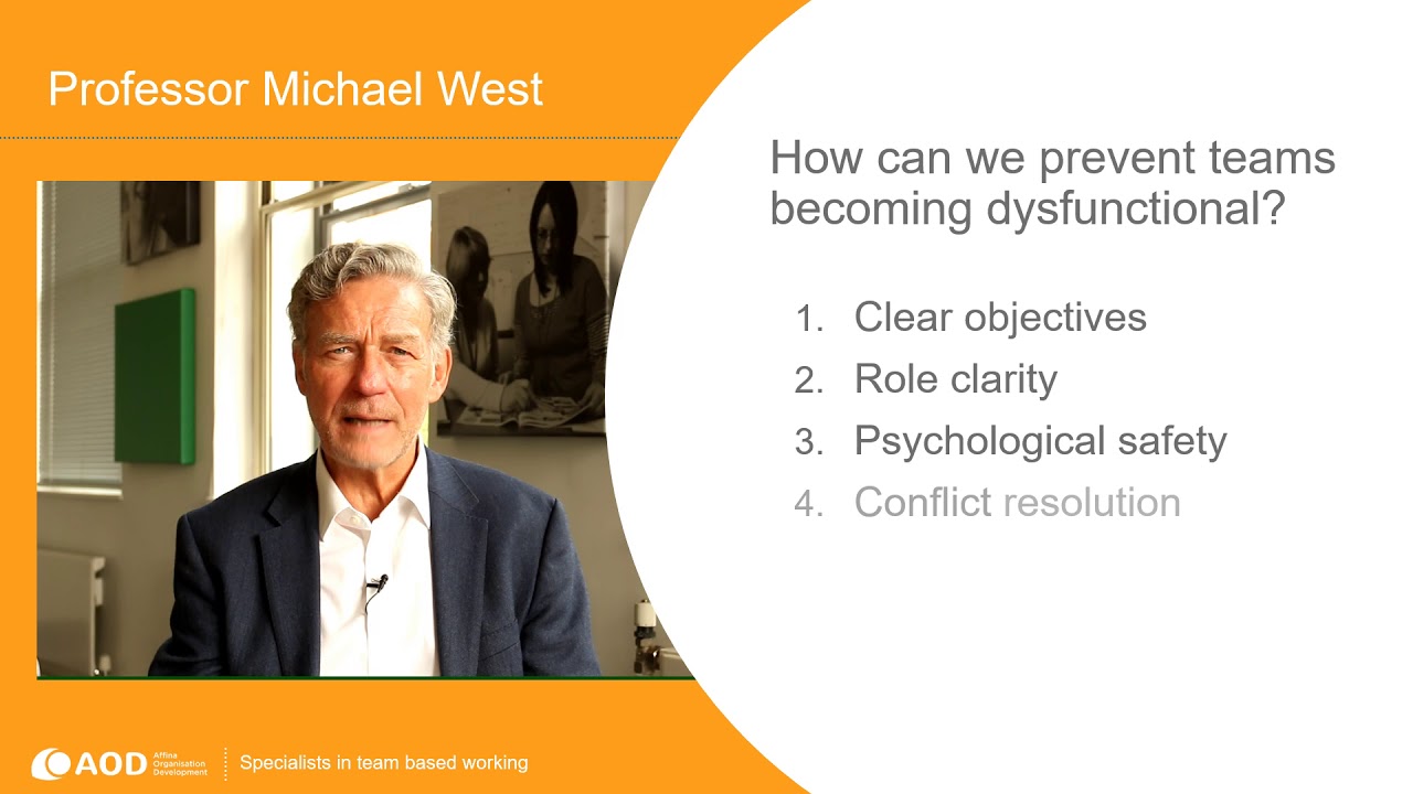 Professor Michael West: How can we prevent teams becoming dysfunctional?