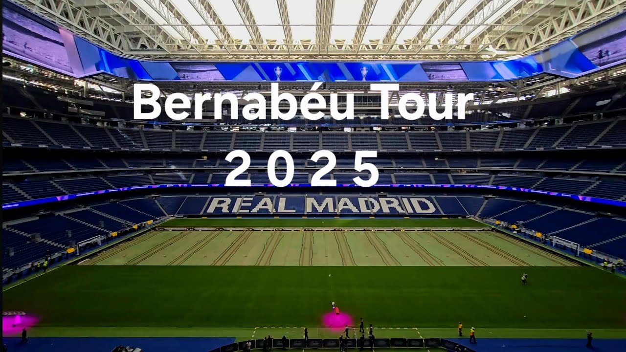 Bernabéu Tour 2025 | Inside Real Madrid’s Futuristic Stadium! #realmadrid