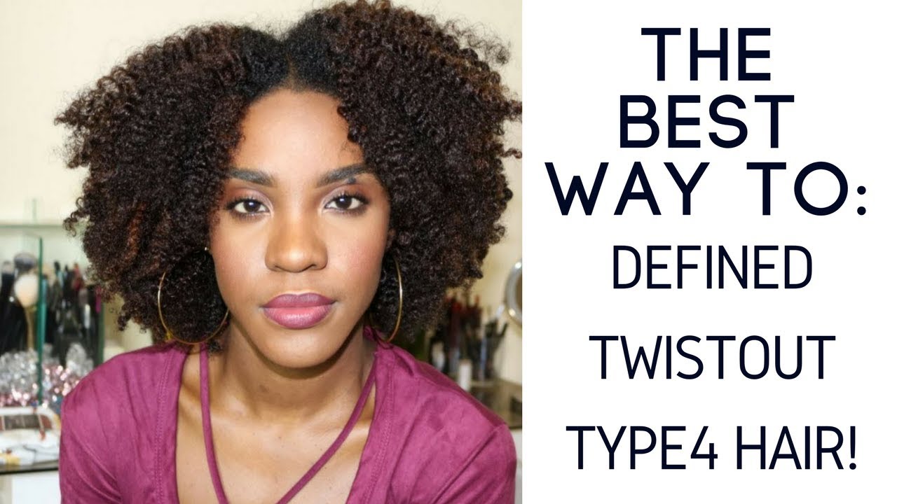 BOMB Twistout Routine on 4b/c Hair for MAXIMUM DEFINITION!