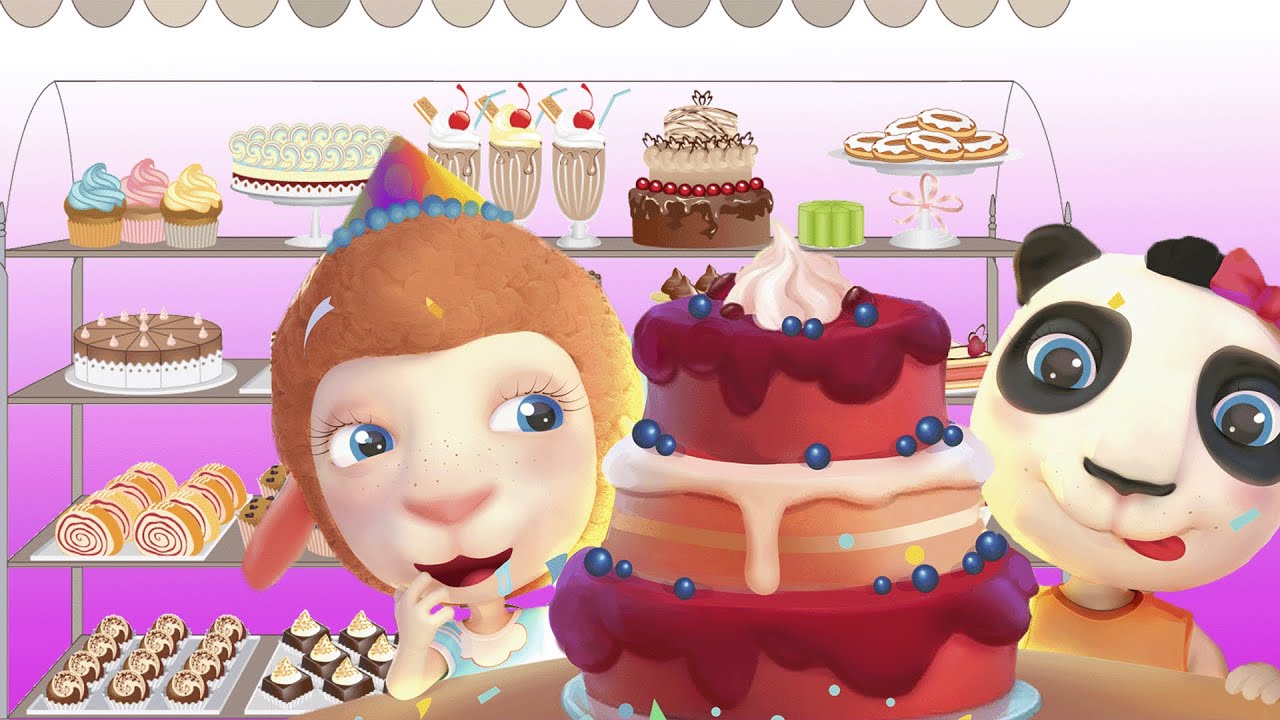 The Cake-Eating Challenge 💛🧡🔥Animation for Children⭐️☀️Dolly and Friends 3D