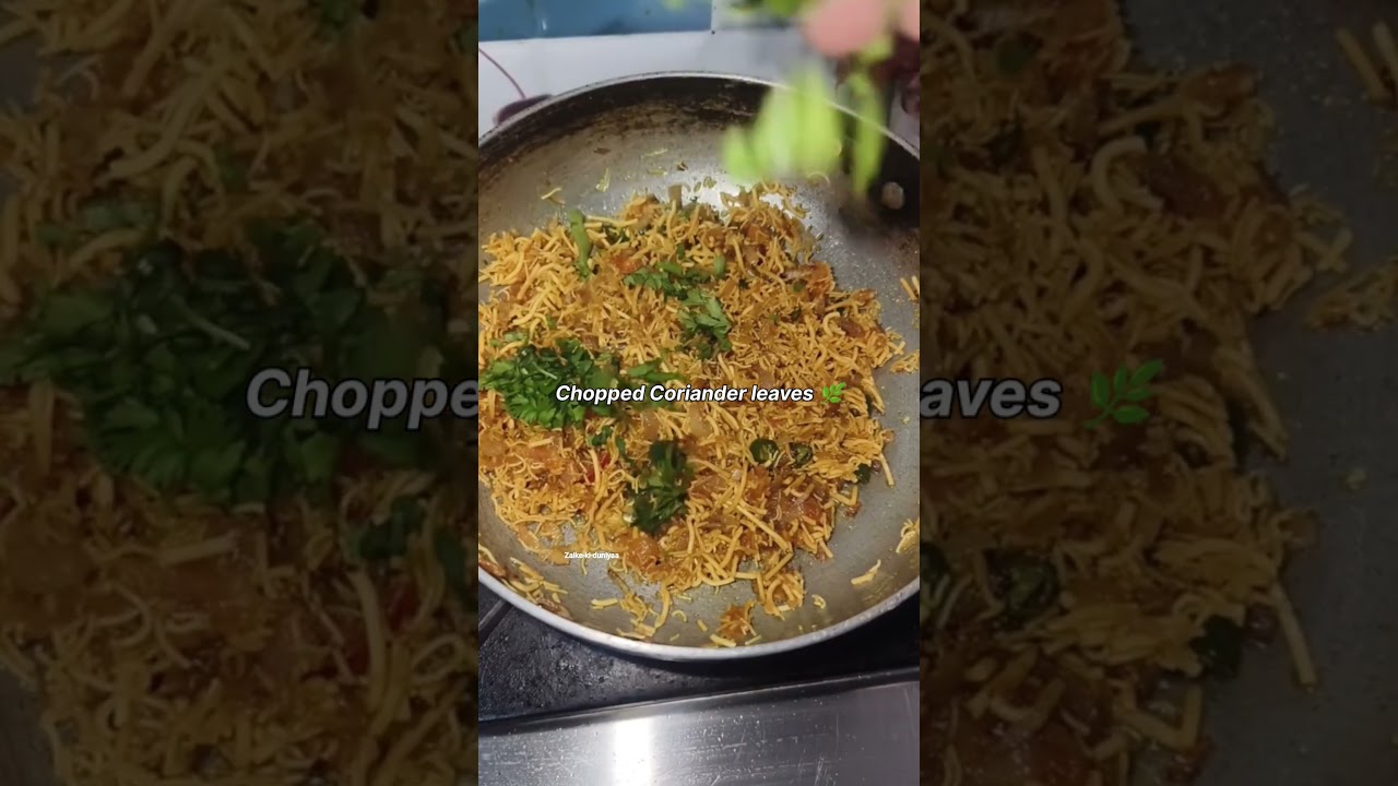 Easy Sev Bhaji / instant Recipe 😋😋 