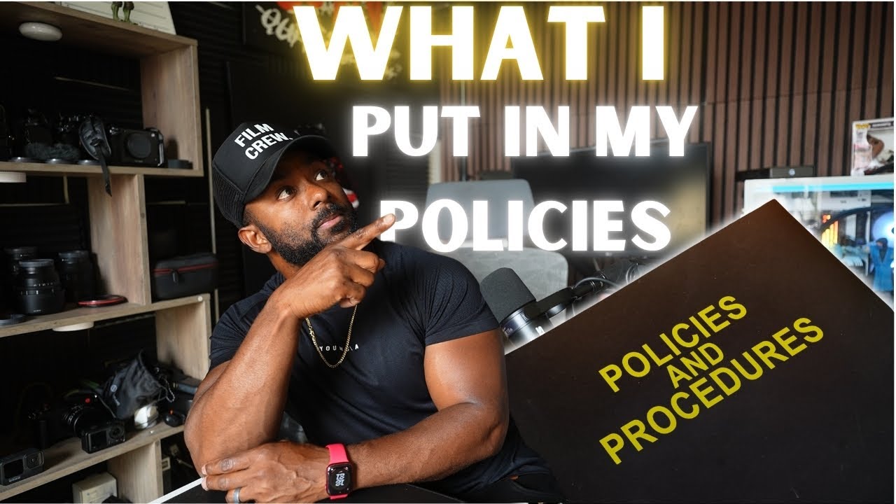 What Policies you need as a videographer