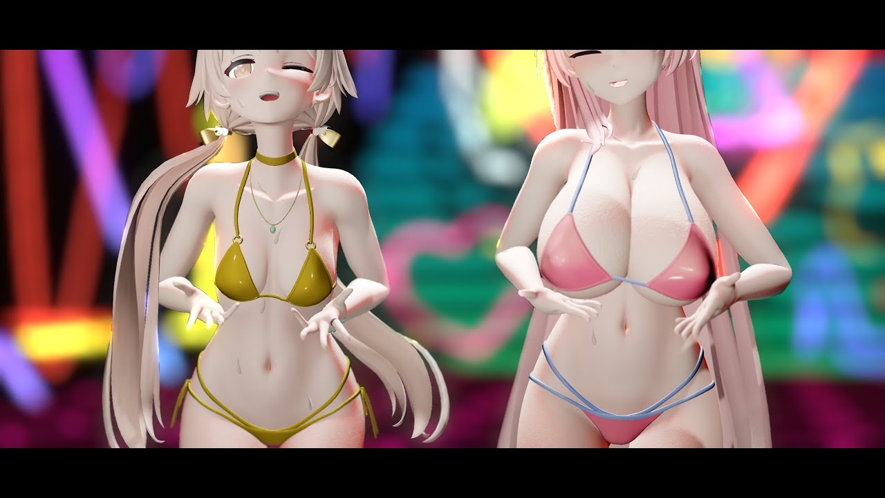 【ブルアカMMD】愛包ダンスホール / 阿慈谷ヒフミ×浦和ハナコ