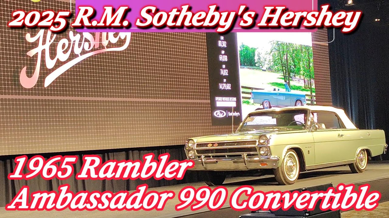 Rambler Ambassador 990 Convertible 1965 года выпуска. Вы не поверите, какая цена! Аукционный дом ...