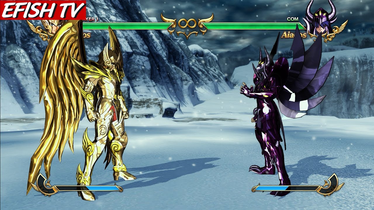 Sagittarius Aiolos God Cloth vs Garuda Aiacos (Hardest AI) - Saint Seiya: Soldiers' Soul