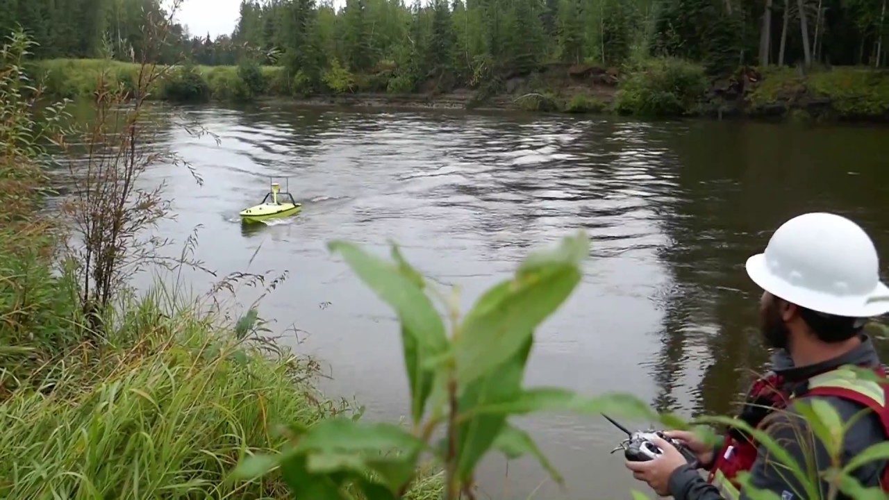 CEE HydroSystems CEE-USV™ Hydrographic Surveying on the Trans Alaska Pipeline