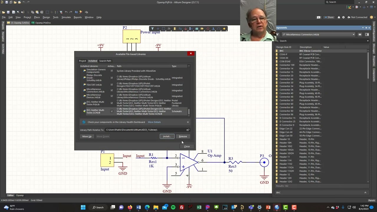 4 Altium Designer 23 Adding Libraries