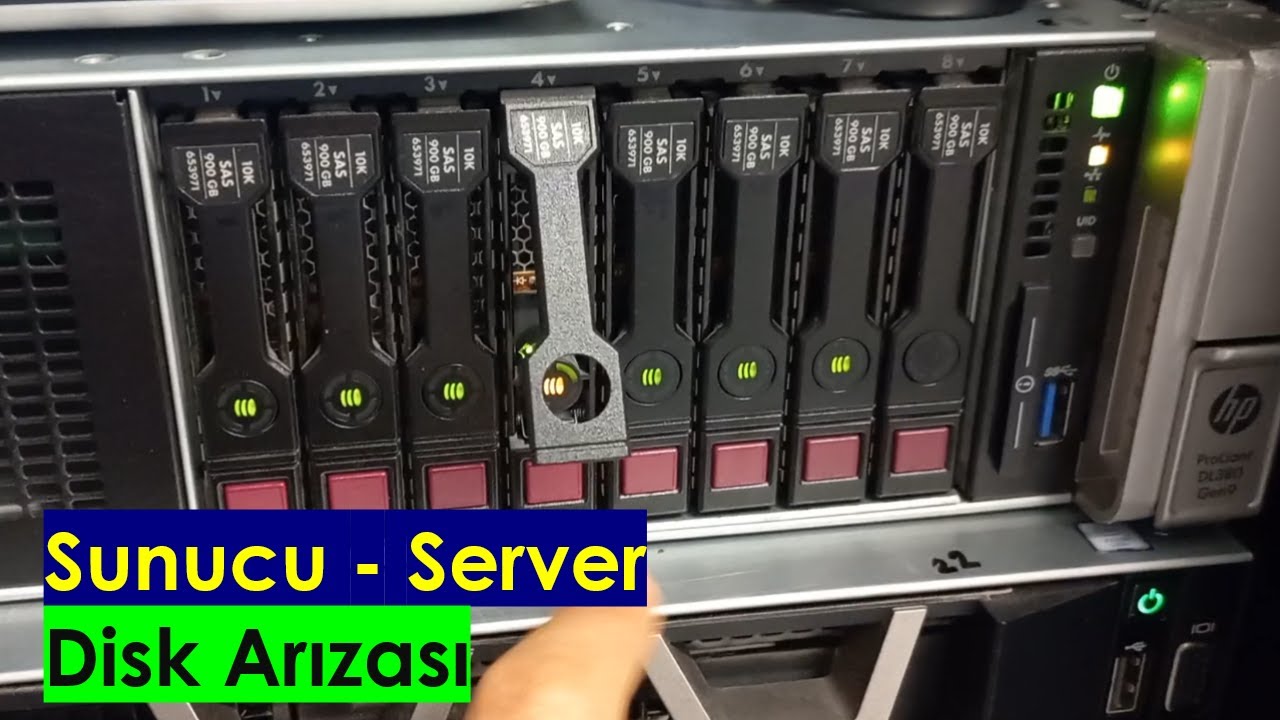 Sunucu Disk Nasıl Değiştirilir | Sunucu Disk Arızası Çözümü