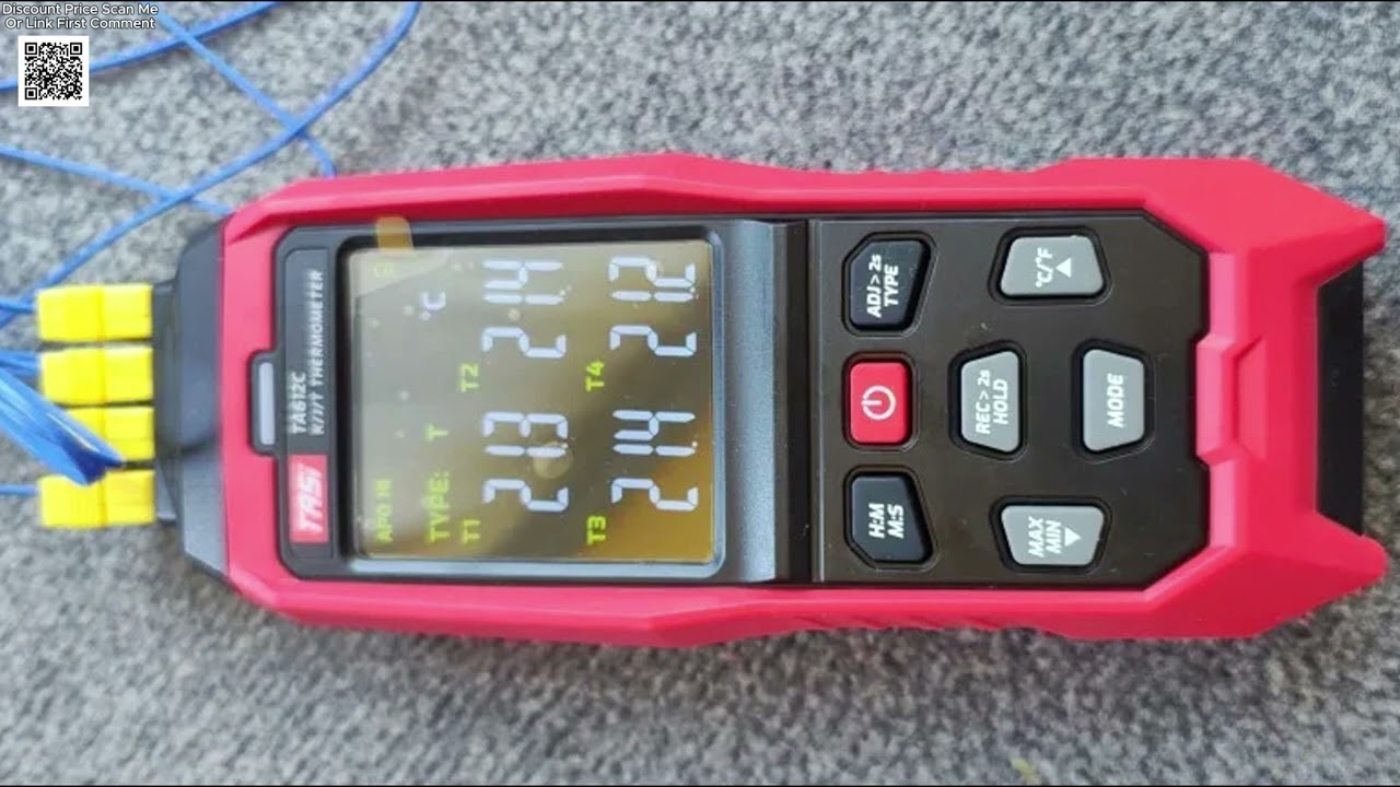 4‑Channel K‑Type Thermocouple Thermometer from AliExpress, TASI TA612C Review