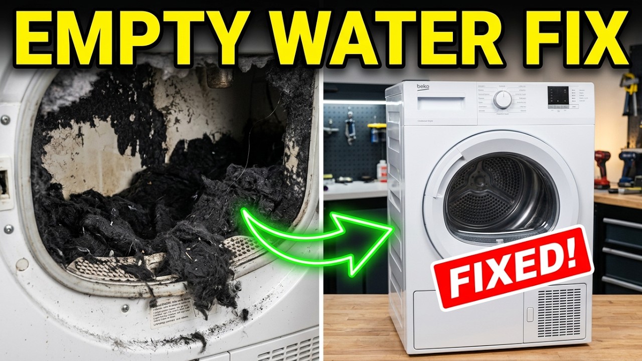 Beko Condenser Dryer Empty Water  Light On  Fixed