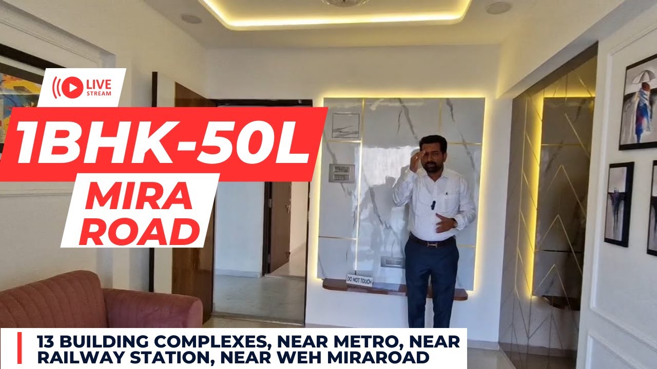 1bhk flat under 40 to 50Lac package in miraroad, 40 से 50 लाख के पैकेज में १Bhk मीरारोड  #50lakhs