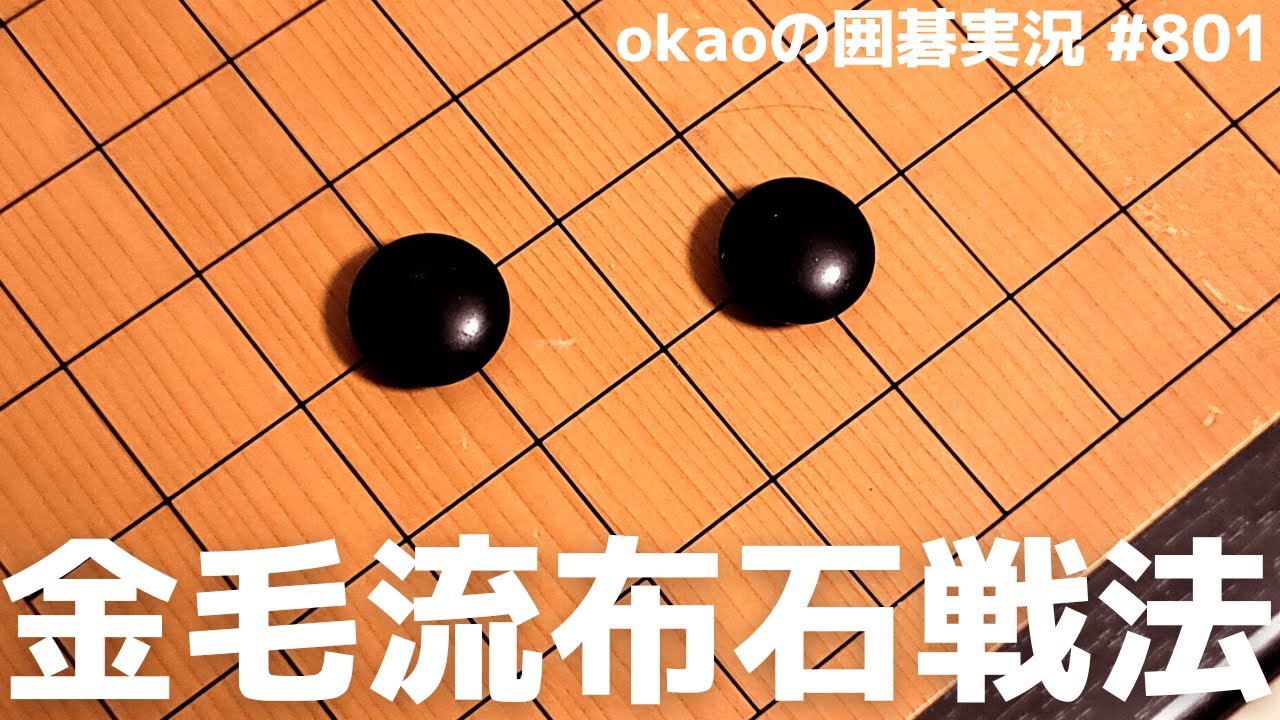 黒番の有力戦術・金毛流の基本活用術【囲碁実況#801】