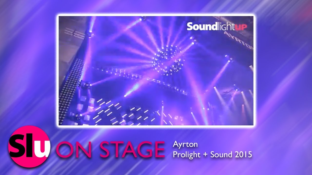 ON STAGE 2015 // The Ayrton show by Laurent Chapot for Prolight + Sound 2015