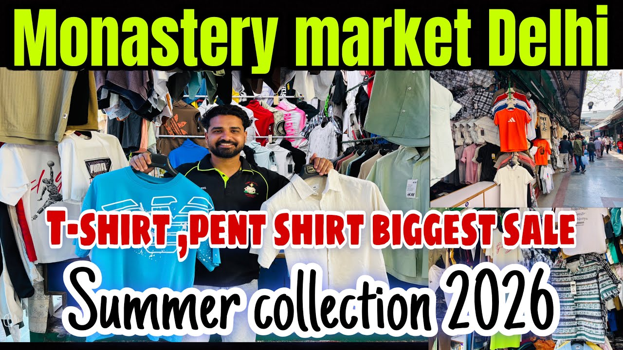 Monastery Market New Summer Collection 2026|| Tibetan Market in Delhi || Kashmere Gate Delhi