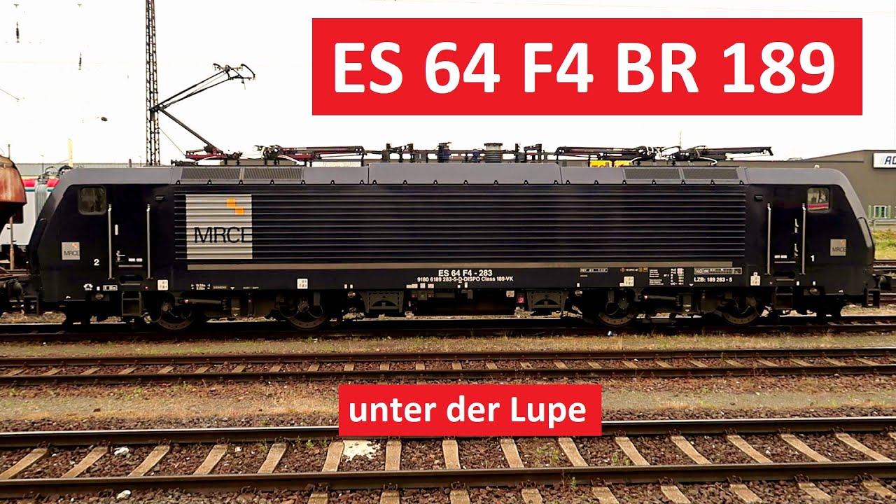 ES64 F4 BR 189 auf den Zahn gefühlt / unter der Lupe - Loktechnik im Detail mit Alex E