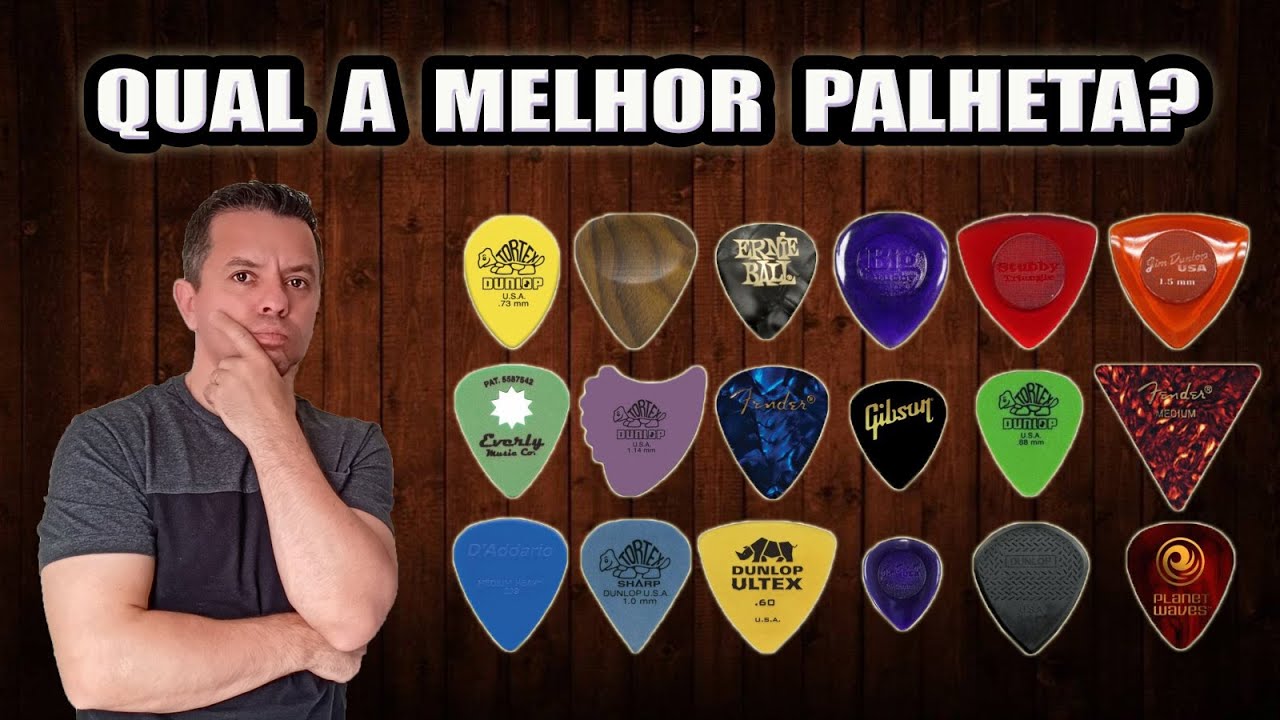 QUAL A MELHOR PALHETA PARA VIOL&Atilde;O E GUITARRA?