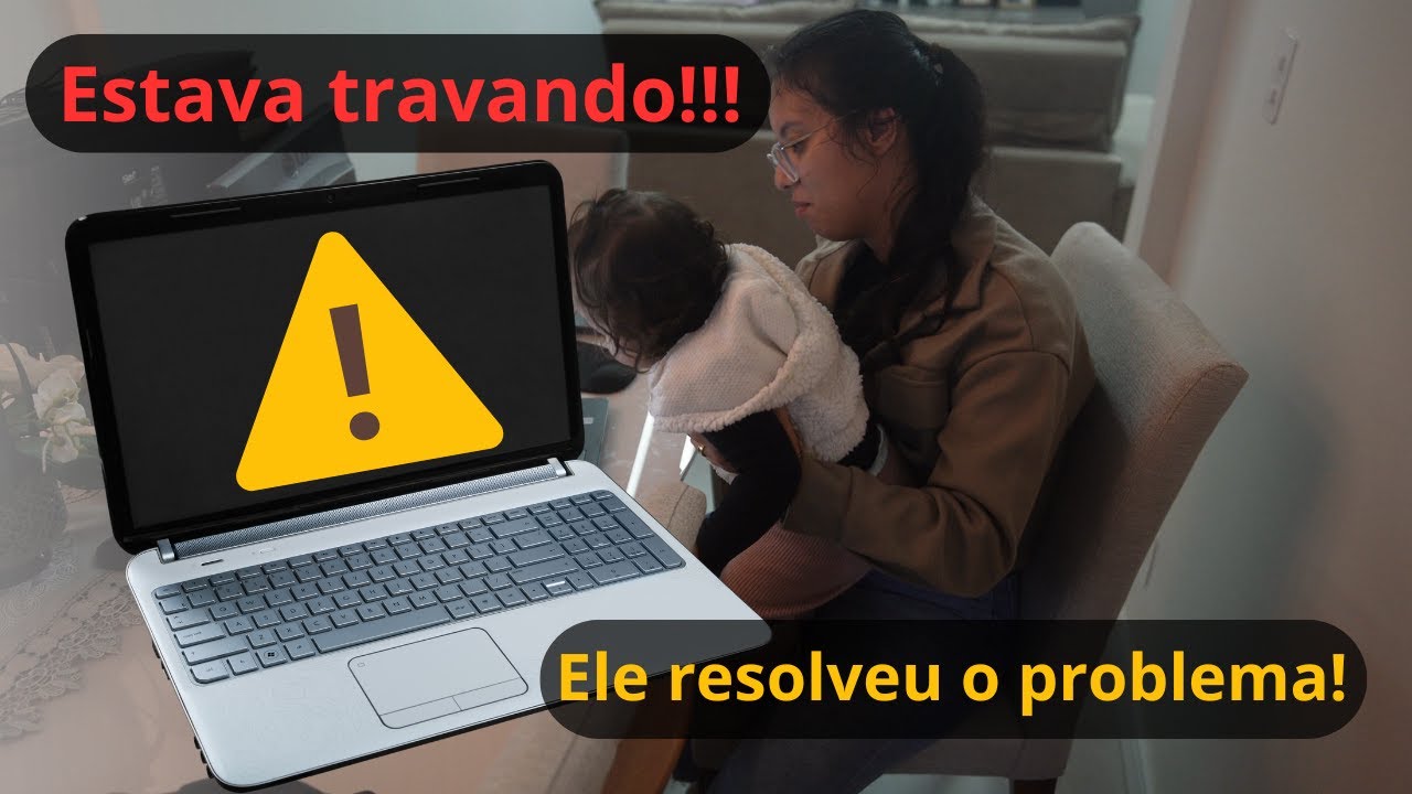 SURPRESAAA! Ele levou meu notebook para arrumar... 😁