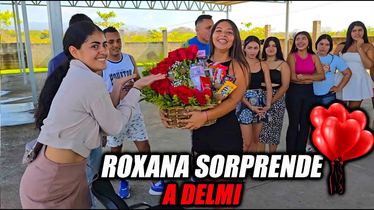 Roxana sorprendió a Delmi con este hermoso detalle.❤