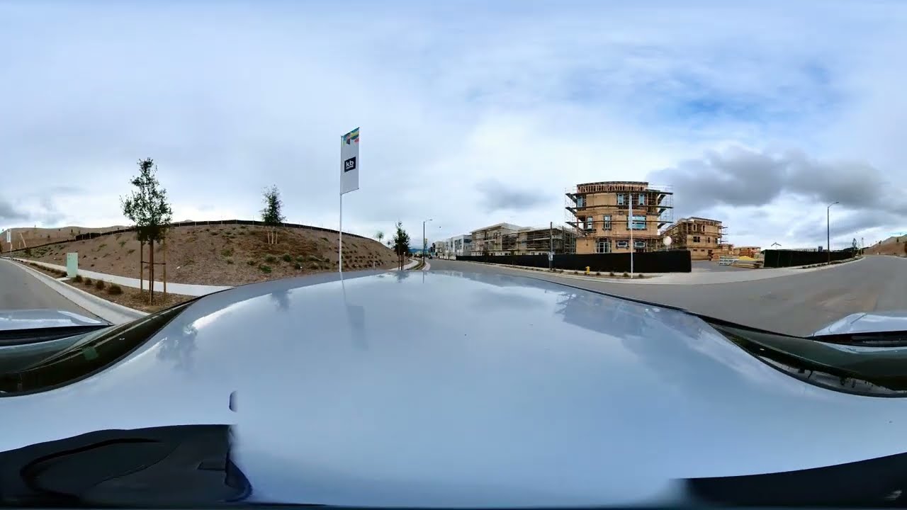 360 video - Five Point Valencia - New houses - behind Six Flags Magic Mountain